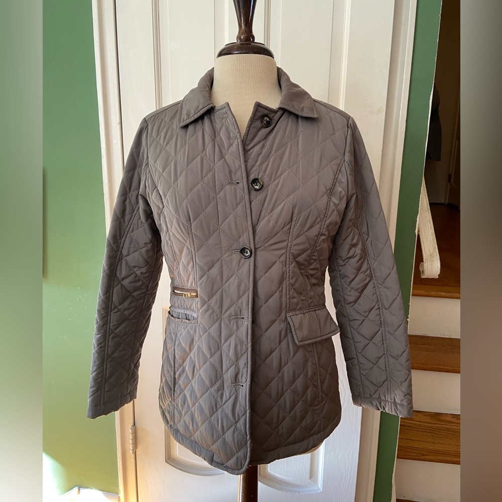 Jones New York Quilted Jacket, Size Medium Petite
